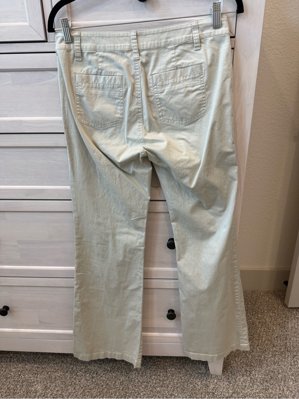 Cabi Sandy Trouser Tan Dress Flare Long Pants Size 4 - Picture 6 of 6